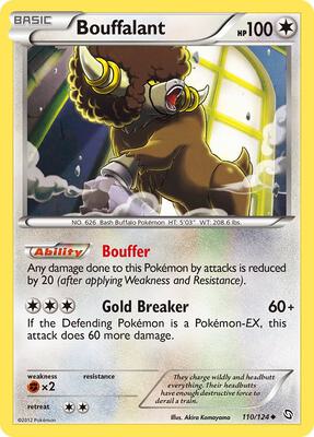 Bouffalant card from Dragons Exalted