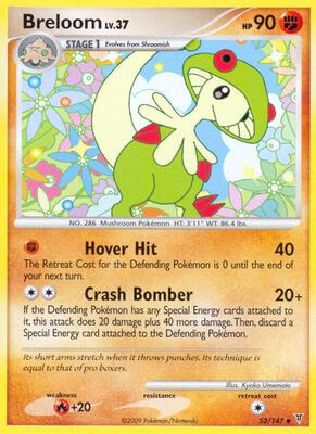 Breloom card from Supreme Victors