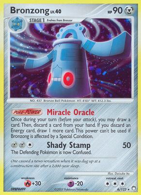 Bronzong card from Mysterious Treasures