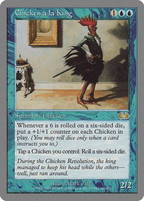 Chicken a la King card from Unglued