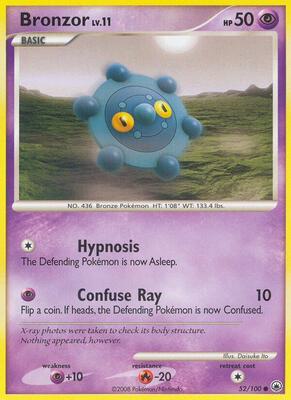 Bronzor card from Majestic Dawn