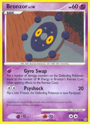 Bronzor card from Stormfront