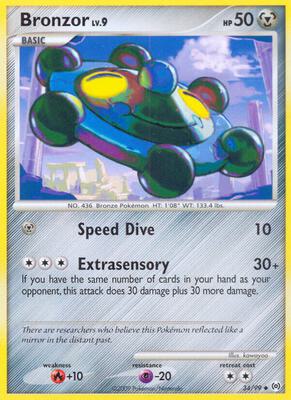 Bronzor (34) card from Arceus