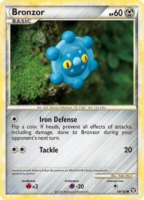Bronzor card from Triumphant