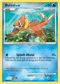 Buizel card from Diamond and Pearl
