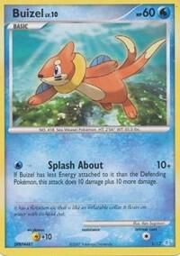 Buizel card from DP Trainer Kit: Manaphy & Lucario