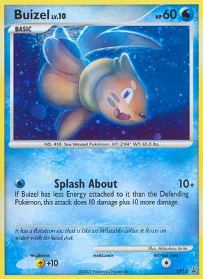 Buizel - DP13 card from Diamond and Pearl Promos