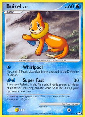 Buizel card from POP Series 9