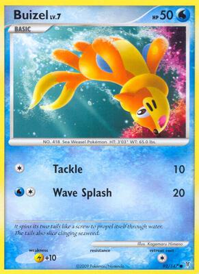 Buizel card from Supreme Victors