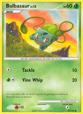 Bulbasaur card from Supreme Victors