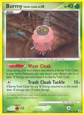 Burmy Trash Cloak card from Secret Wonders