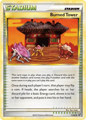 Burned Tower card from Undaunted