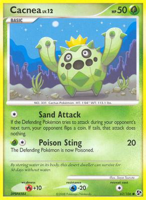 Cacnea card from Great Encounters