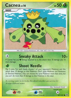 Cacnea card from Platinum