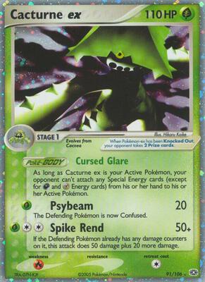 Cacturne ex card from EX Emerald