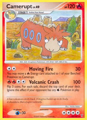 Camerupt card from Supreme Victors