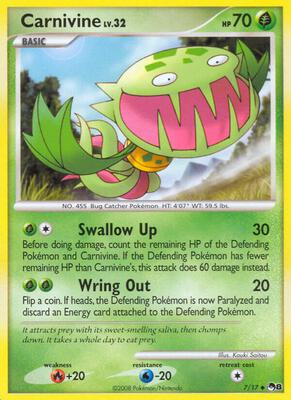 Carnivine card from POP Series 8