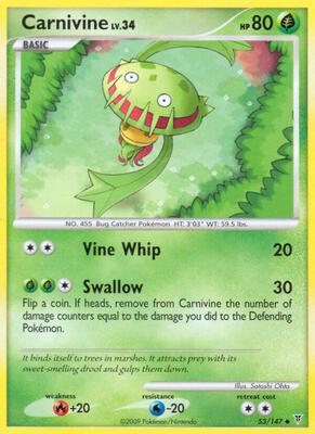 Carnivine card from Supreme Victors