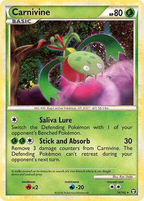 Carnivine card from Triumphant