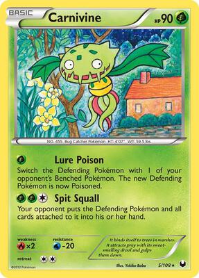 Carnivine card from Dark Explorers