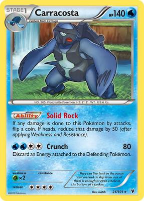 Carracosta card from Noble Victories