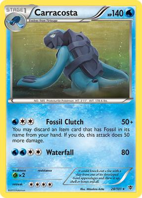 Carracosta card from Plasma Blast