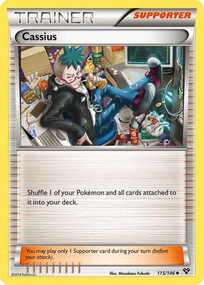 Cassius card from XY Base Set