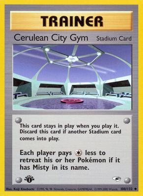 Cerulean City Gym card from Gym Heroes