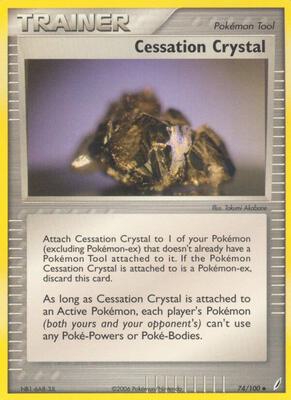 Cessation Crystal card from EX Crystal Guardians