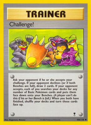 Challenge! card from Legendary Collection