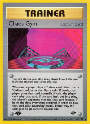 Chaos Gym card from Gym Challenge