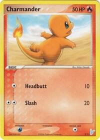 Charmander card from EX Trainer Kit 2: Plusle & Minun