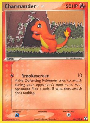 Charmander card from EX Power Keepers