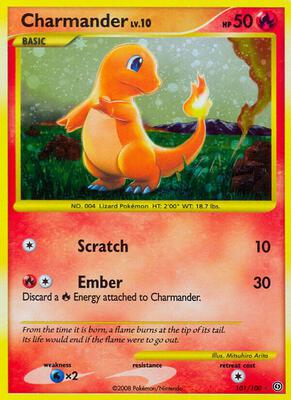 Charmander card from Stormfront