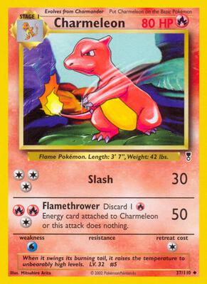 Charmeleon card from Legendary Collection