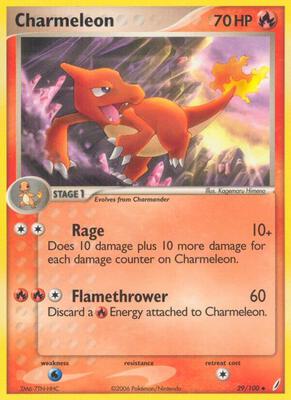 Charmeleon card from EX Crystal Guardians