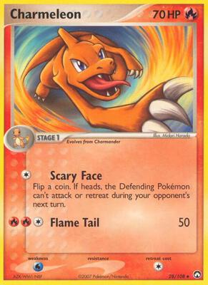 Charmeleon card from EX Power Keepers