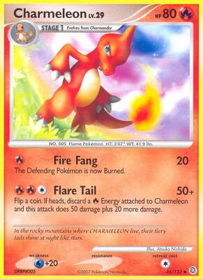 Charmeleon card from Secret Wonders