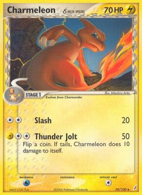Charmeleon (Delta Species) card from EX Crystal Guardians