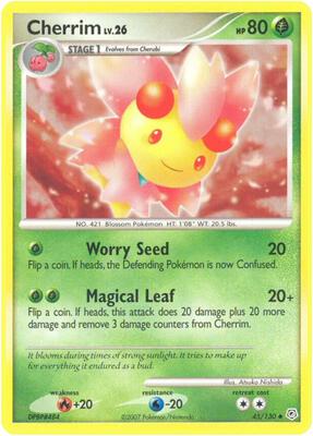 Cherrim card from Diamond and Pearl