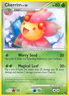 Cherrim card from POP Series 8