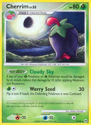 Cherrim card from Arceus