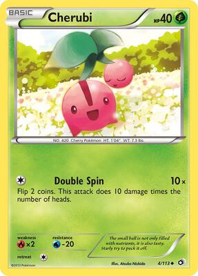 Cherubi card from Legendary Treasures