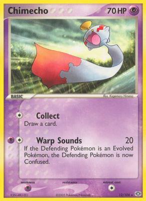 Chimecho card from EX Emerald