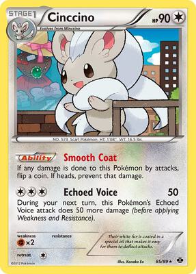 Cinccino card from Next Destinies