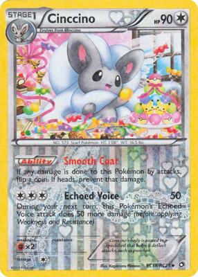 Cinccino card from Legendary Treasures: Radiant Collection