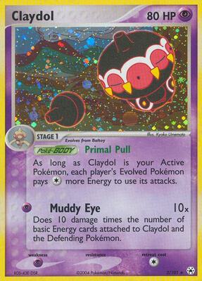 Claydol - 2/101 card from EX Hidden Legends