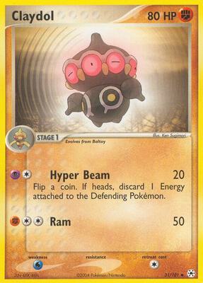 Claydol - 31/101 card from EX Hidden Legends