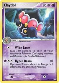 Claydol card from EX Holon Phantoms