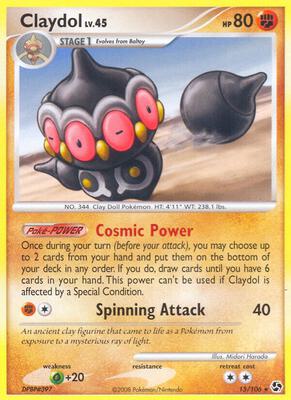 Claydol card from Great Encounters